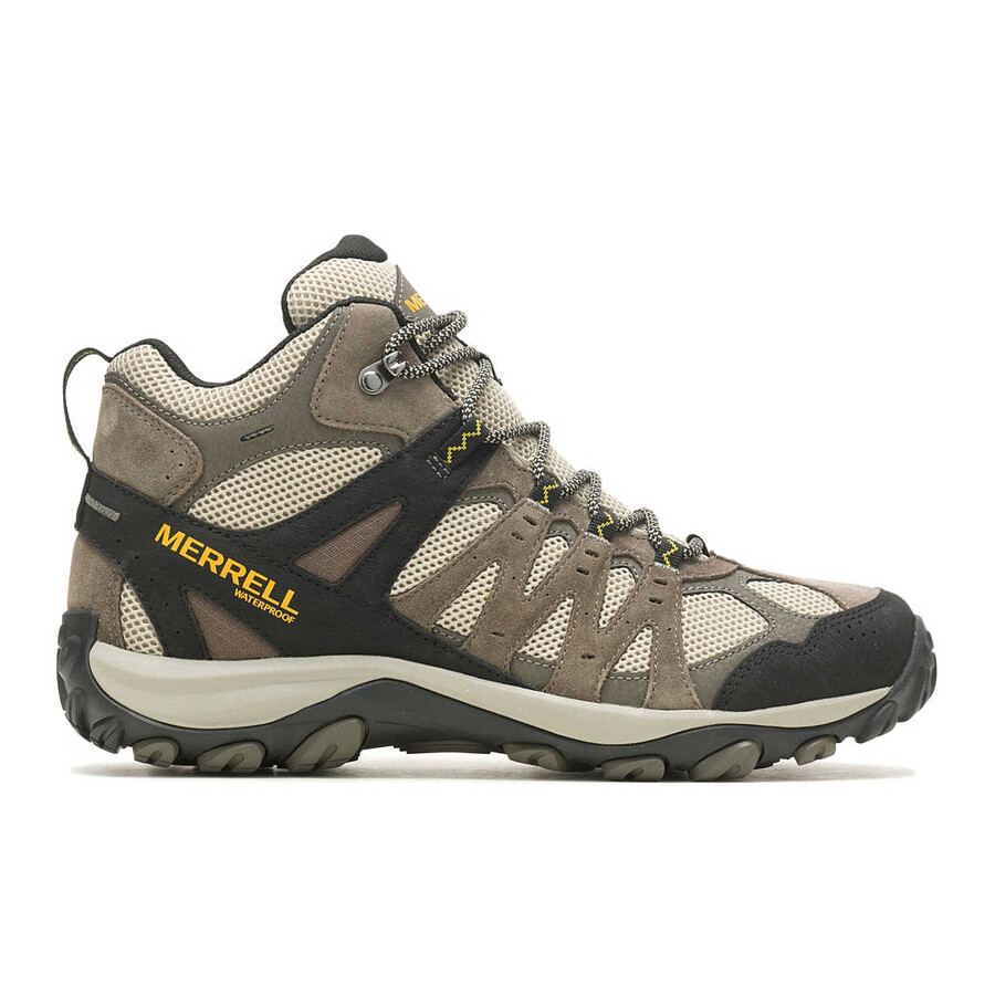 moški - accentor 3 mid waterproof - škornji boulderold gold