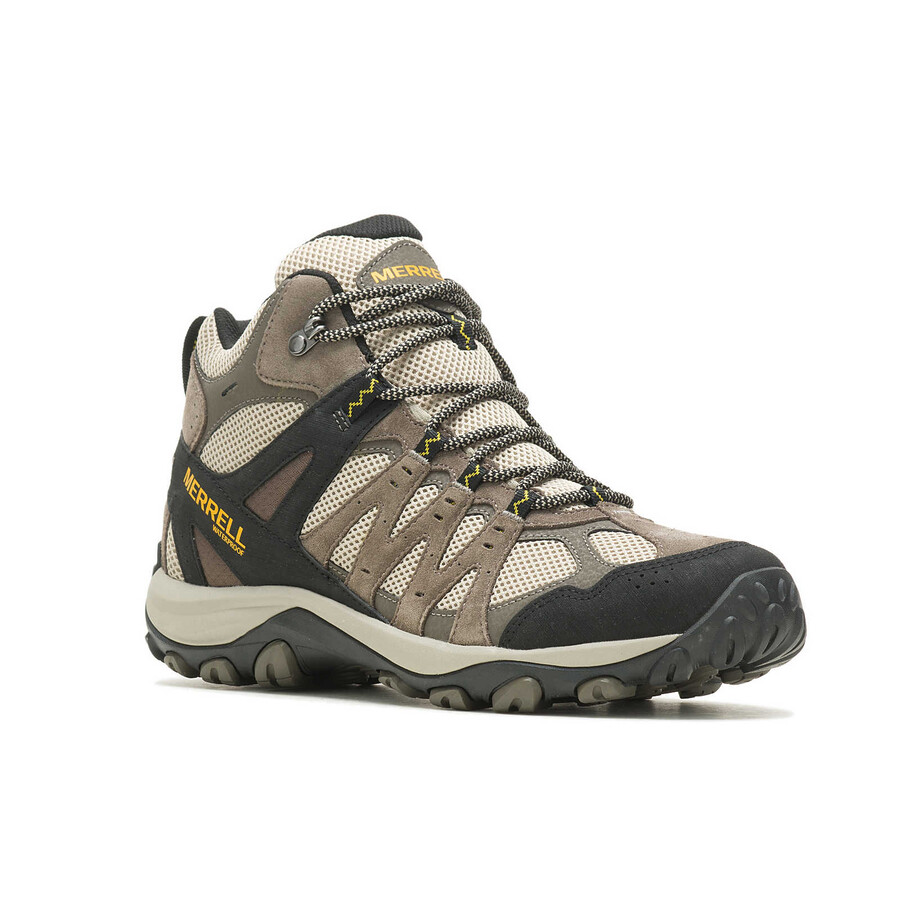 moški - accentor 3 mid waterproof - škornji boulderold gold
