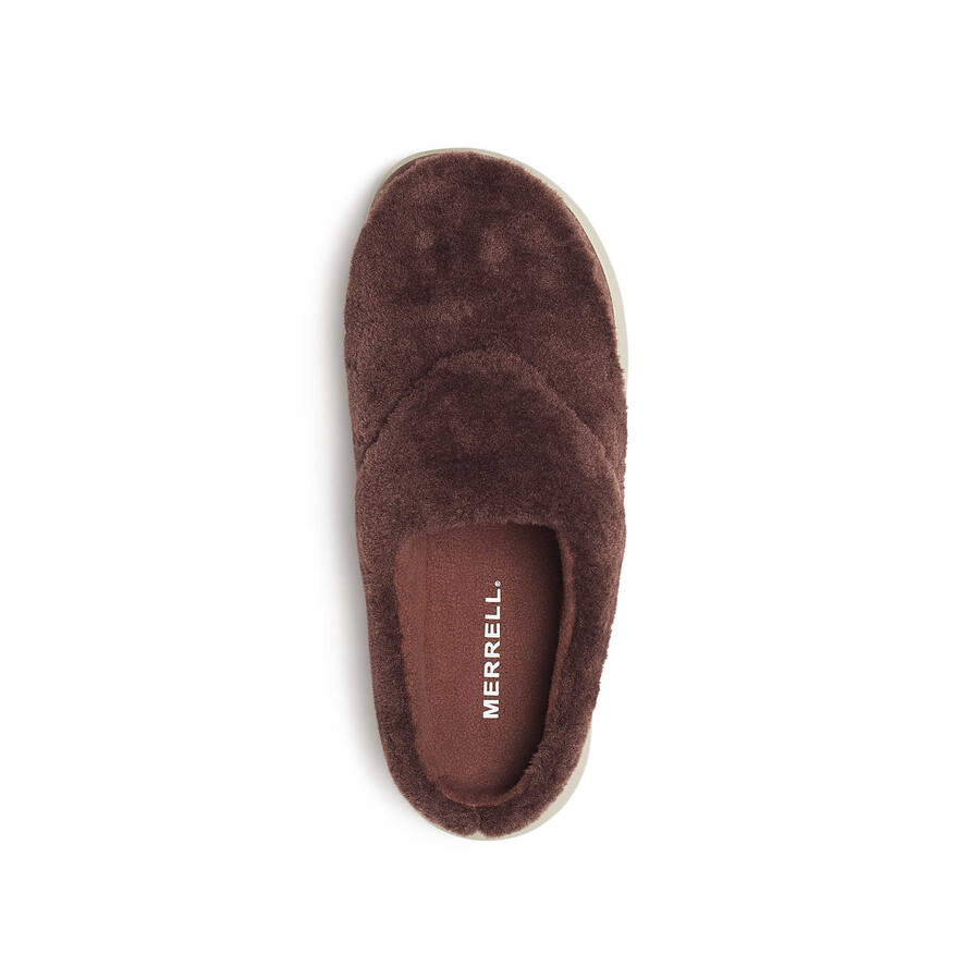 moški natikači hut moc 2 slide cozy casual slip-on sequoia