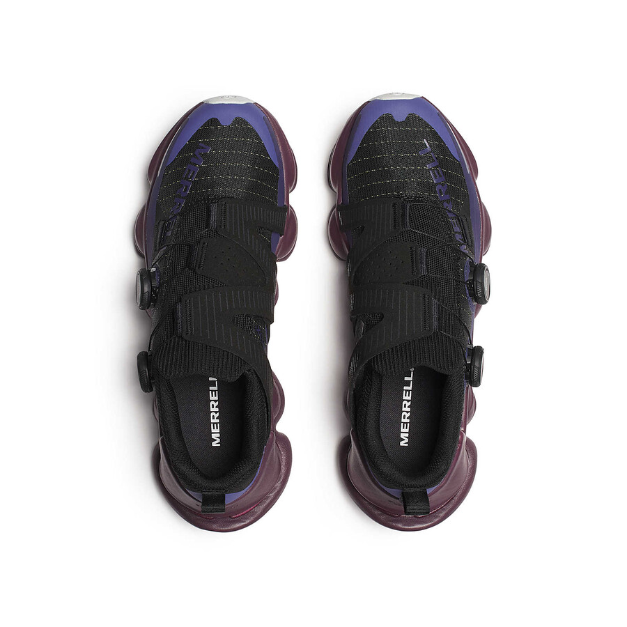 moški pohodniški čevlji speedarc surge boa črneoksblood barve
