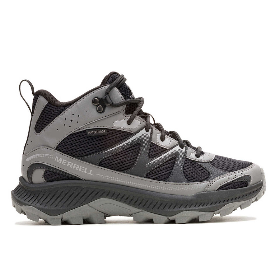 moški - tempo exp mid waterproof - Škornji črnetemno sive barve