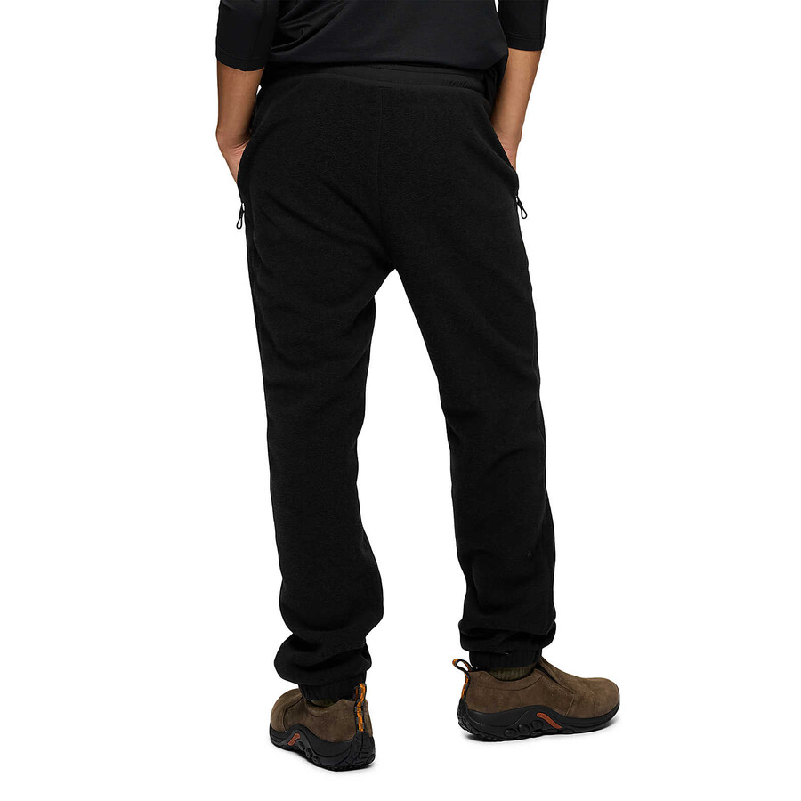 moške - jungle fleece jogger hlače - Črne