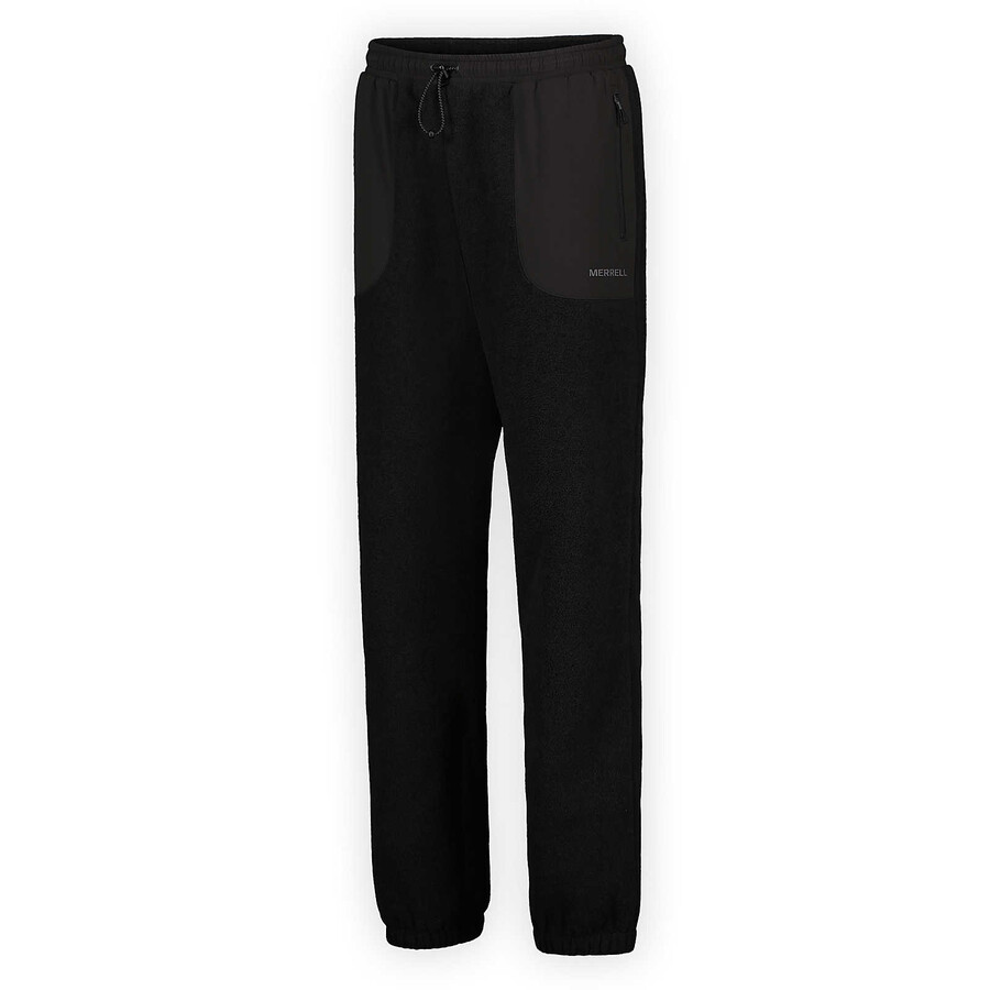 moške - jungle fleece jogger hlače - Črne