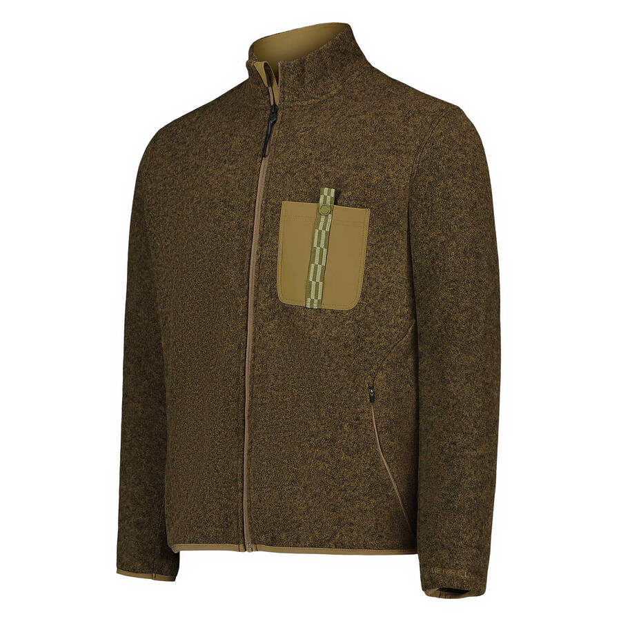 moški - jungle fleece full zip - full zip temno peščeno
