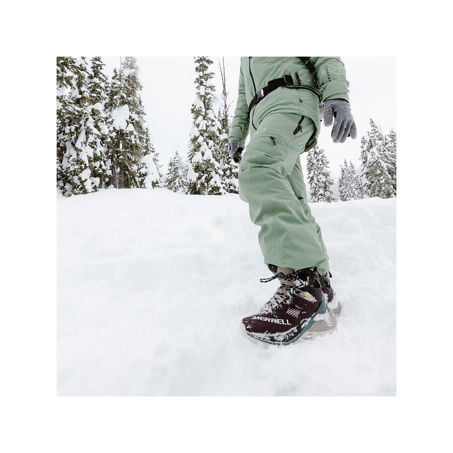 Ženski zimski pohodniški čevlji mtl thermo rogue 4 mid gore-tex črne barve