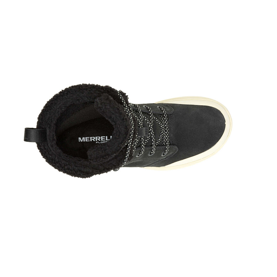 Ženski zimski športni škornji marquette thermo lace črne barve