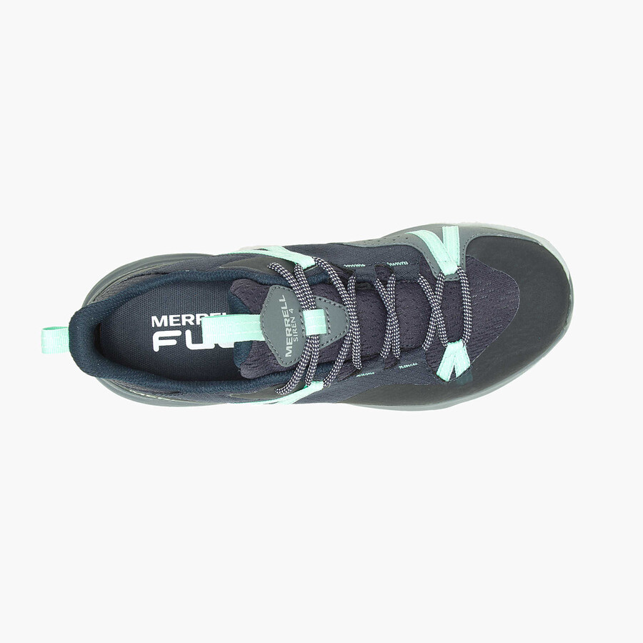 Ženski pohodniški čevlji siren 4 gore-tex mornarsko modri