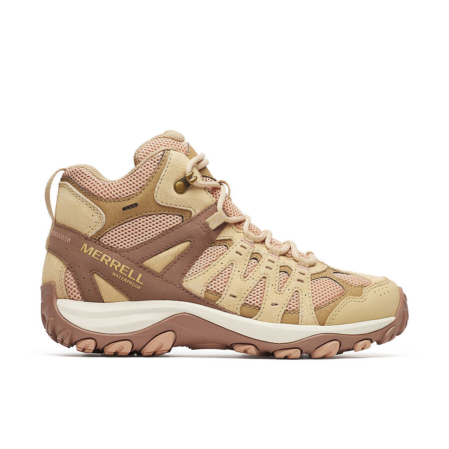 Ženske - accentor 3 mid waterproof - škornji rjave barve