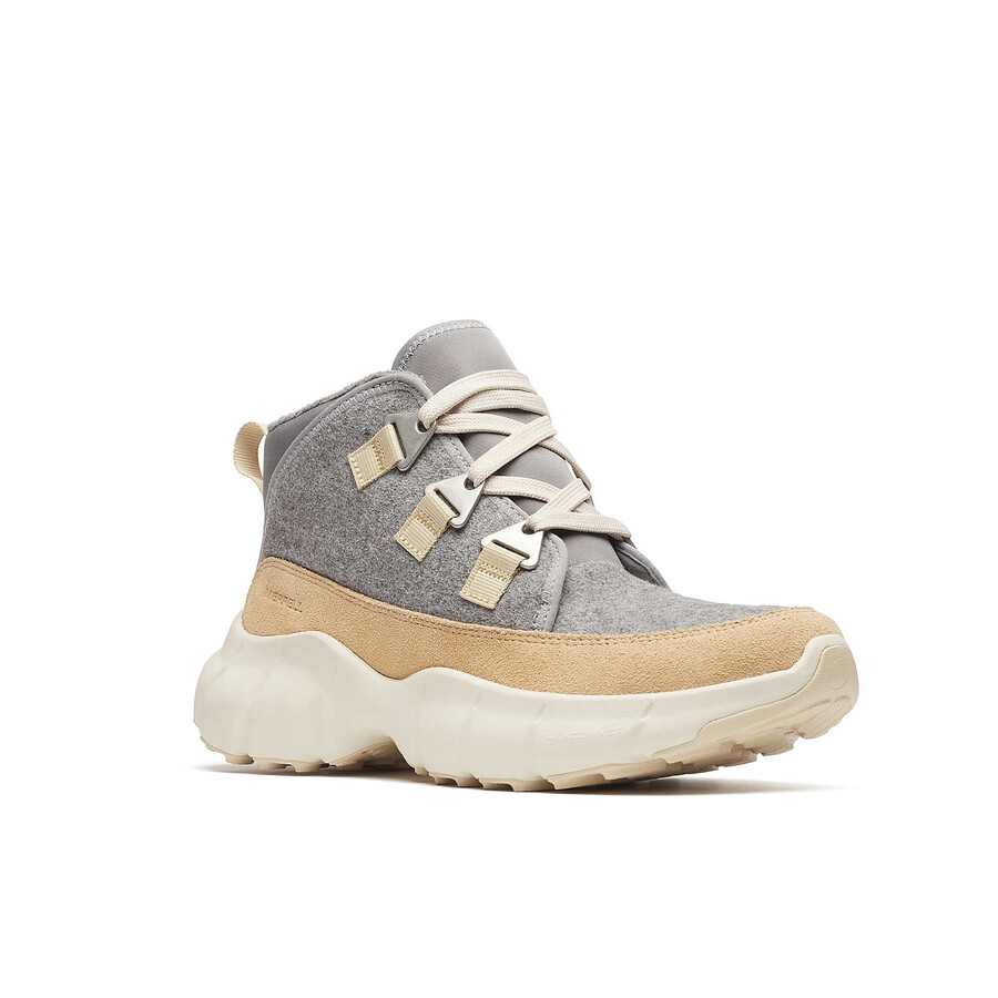 Ženski vodoodporni škornji clover mid wool latte
