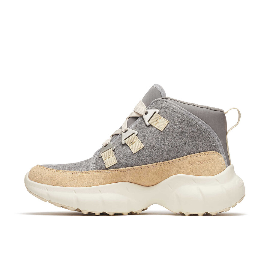 Ženski vodoodporni škornji clover mid wool latte