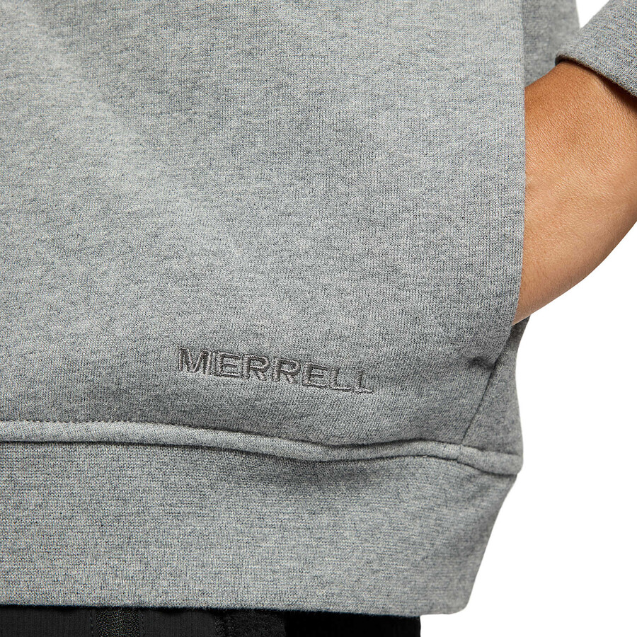 Ženske - sproščena jopa s kapuco - jopa s kapuco heather grey